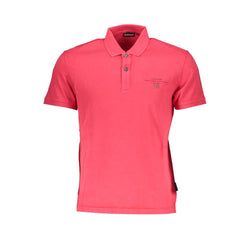 Pink Cotton Polo Shirt Napapijri