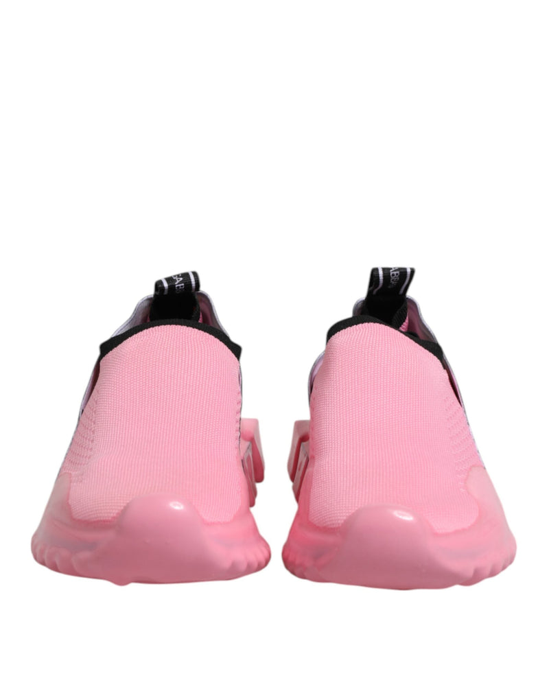 Pink Sorrento Low Top Women Sneakers Shoes Dolce & Gabbana