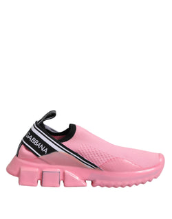Pink Sorrento Low Top Women Sneakers Shoes Dolce & Gabbana