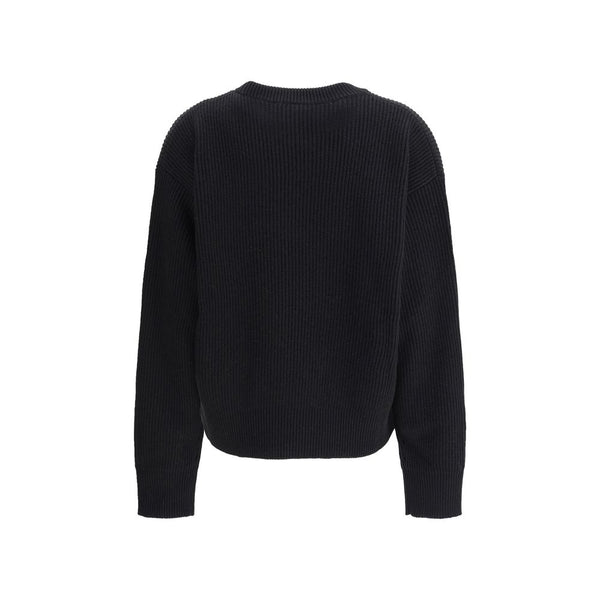 Barocco Leaf Embroidered Sweater Versace