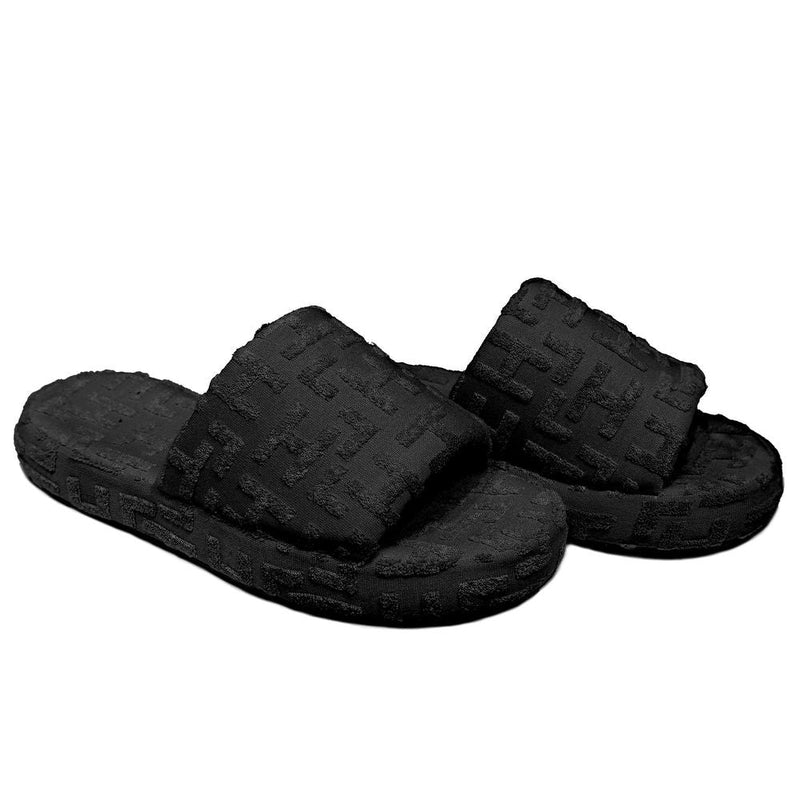 Black Cotton Sandal Hinnominate