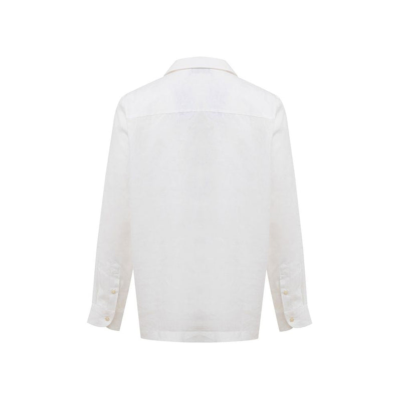White Linen Shirt Gran Sasso