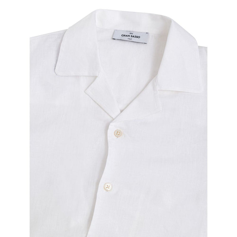 White Linen Shirt Gran Sasso
