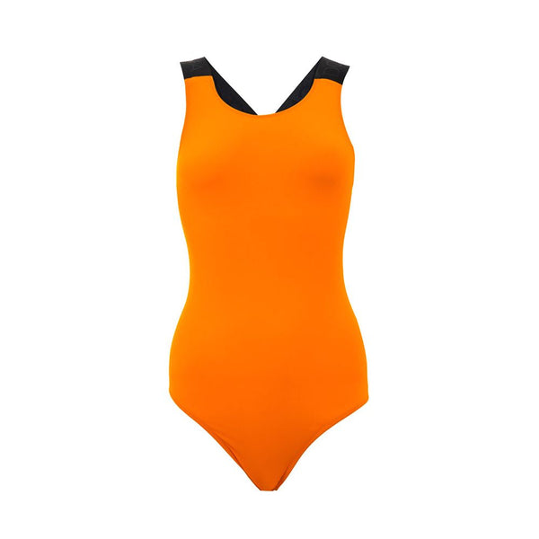 Orange Polyester One-Piece Swimsuit Dolce & Gabbana