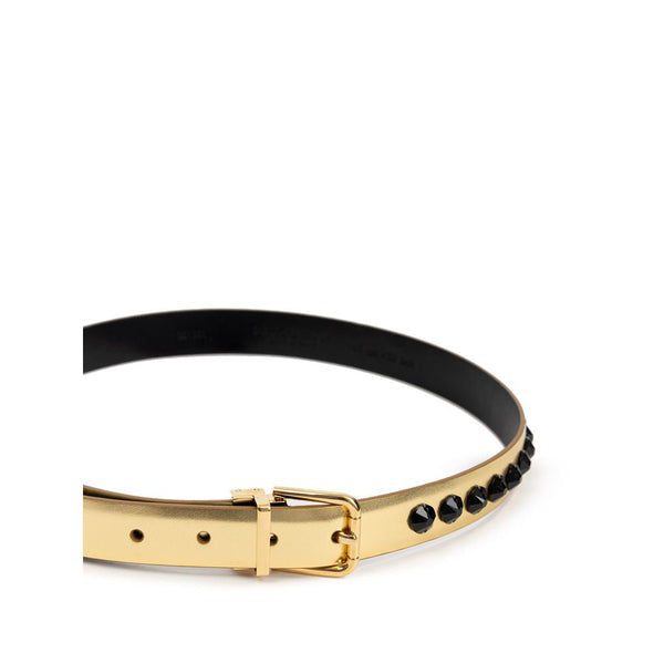 Gold Leather Belt Dolce & Gabbana