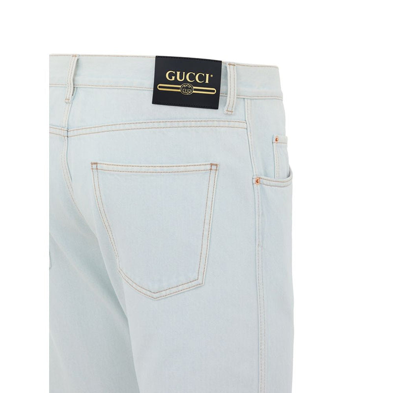 Blue Cotton Jeans Denim Gucci