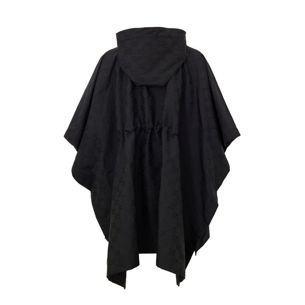 Black Polyester Trench Coat Gucci