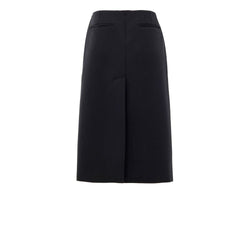 Black Wool Skirt Gucci