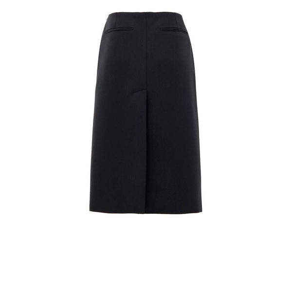 Black Wool Skirt Gucci