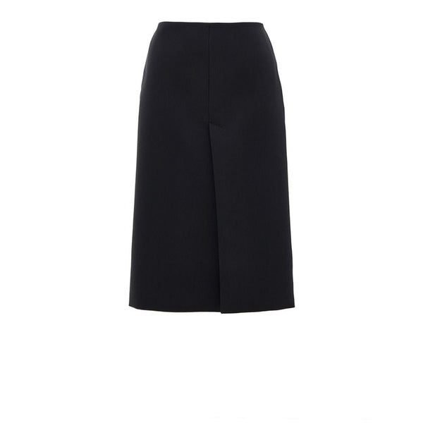 Black Wool Skirt Gucci