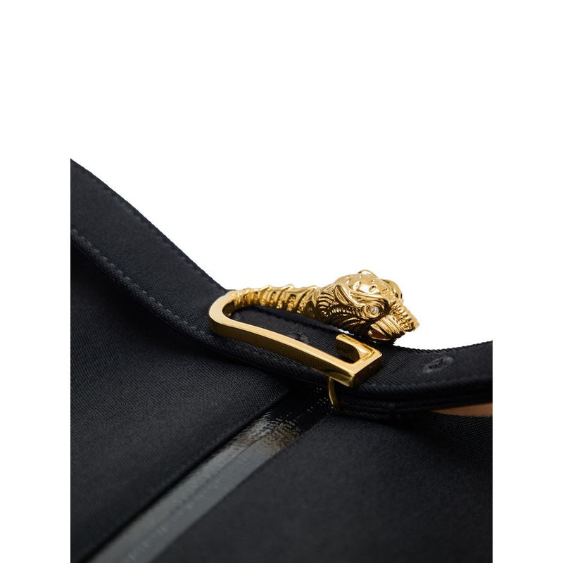 Black Wool Skirt Gucci