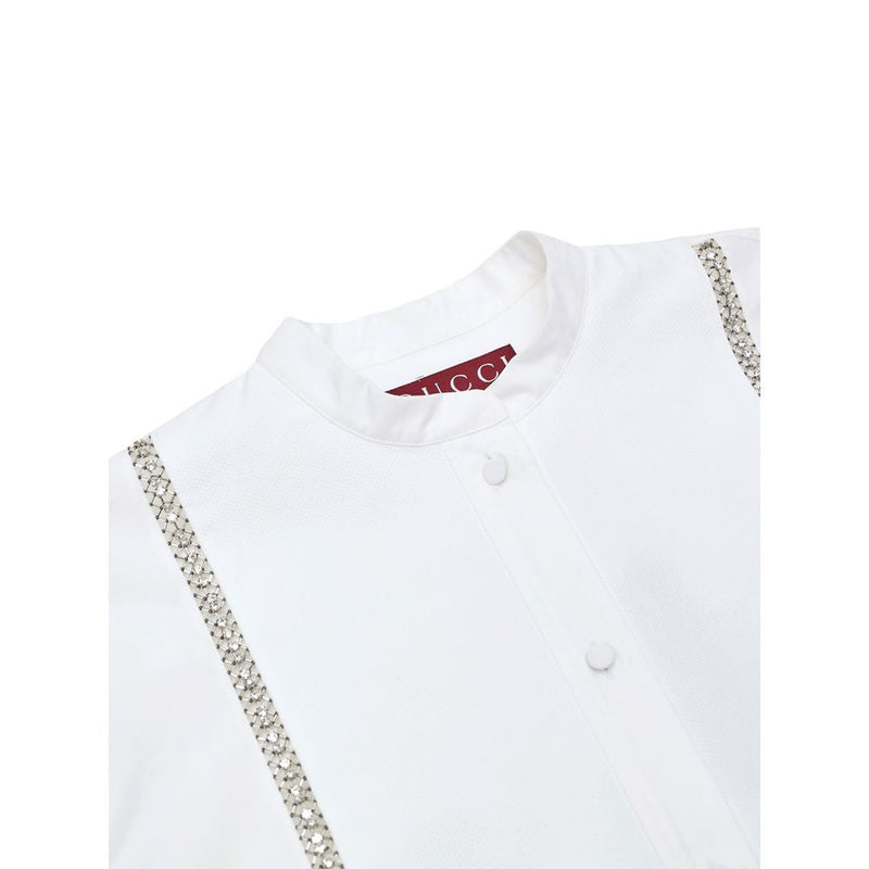 White Cotton Shirt Gucci