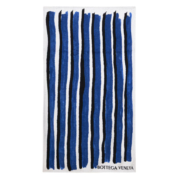 Blue Cotton Beach Towel Bottega Veneta
