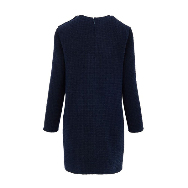Navy Blue Wool Short Gucci