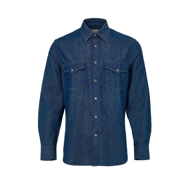 Blue Cotton Denim Paul Smith