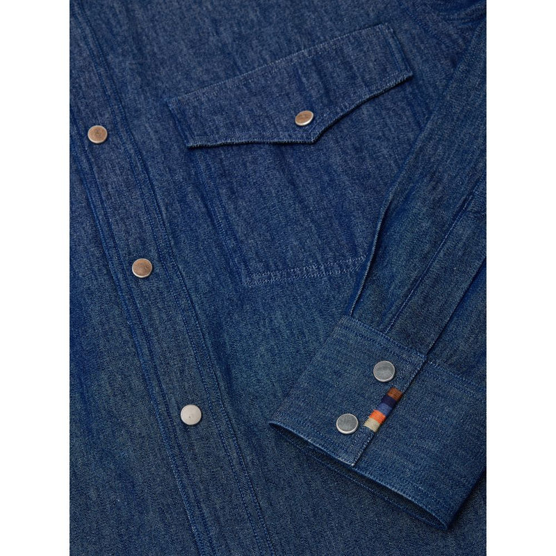 Blue Cotton Denim Paul Smith