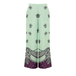 Green Silk Pant Gucci