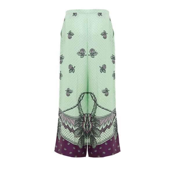 Green Silk Pant Gucci