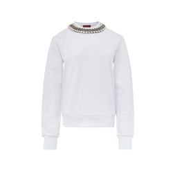 White Cotton Sweatshirt Gucci