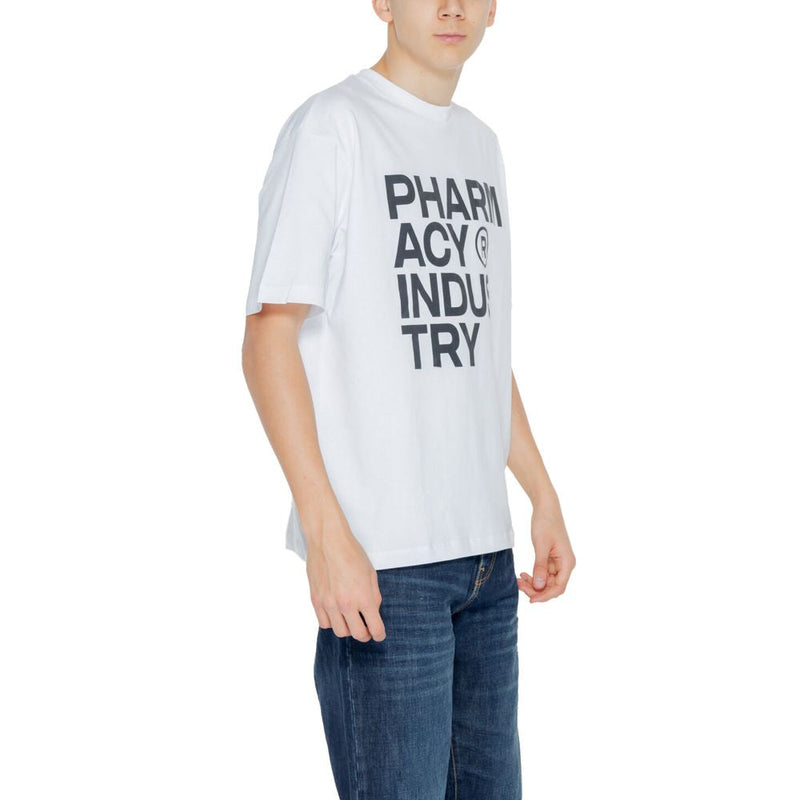 White Cotton T-Shirt Pharmacy Industry