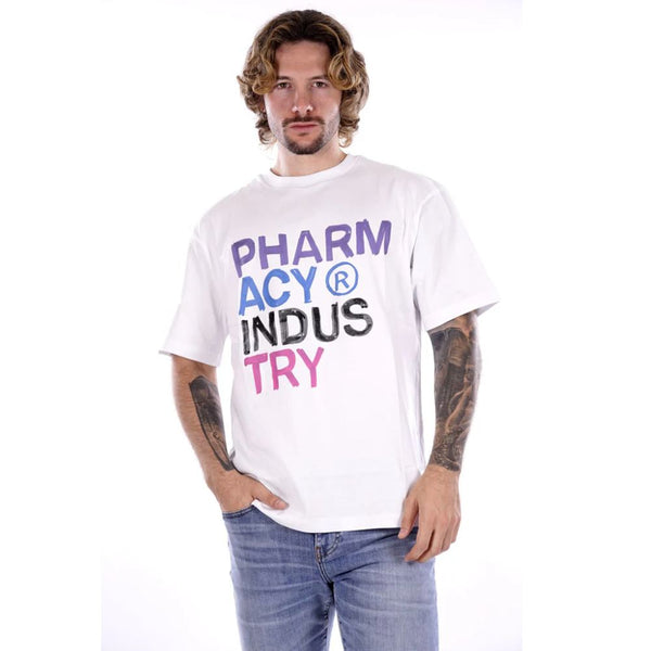 White Cotton T-Shirt Pharmacy Industry