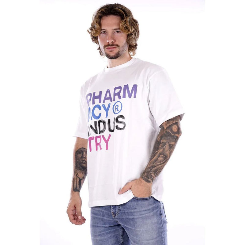 White Cotton T-Shirt Pharmacy Industry