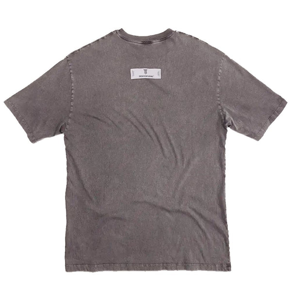 Gray Cotton T-Shirt Diego Venturino
