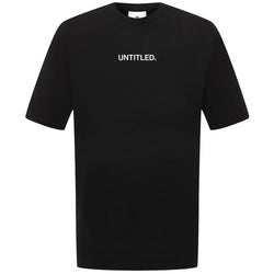 Black Cotton T-Shirt Diego Venturino
