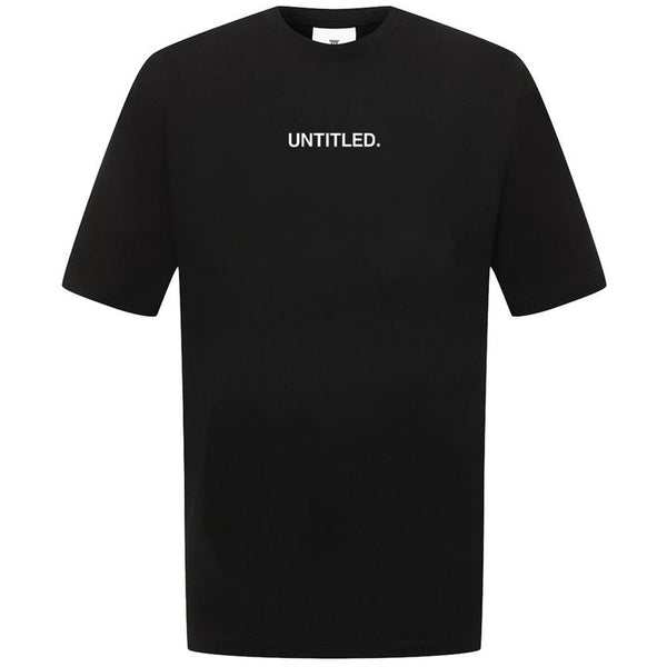 Black Cotton T-Shirt Diego Venturino
