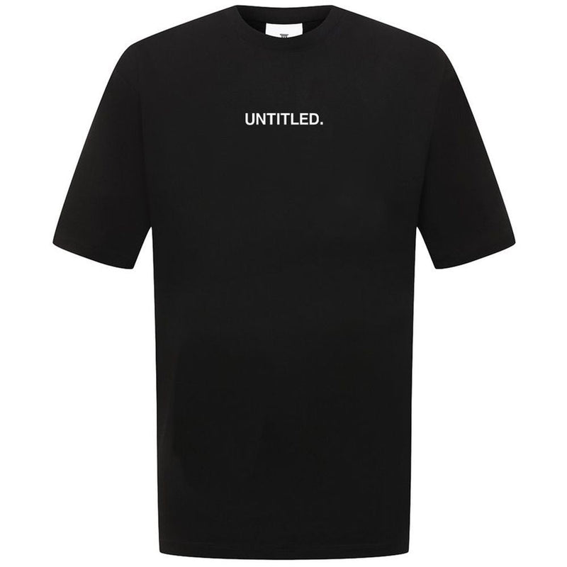 Black Cotton T-Shirt Diego Venturino