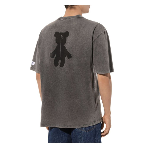 Gray Cotton T-Shirt Diego Venturino