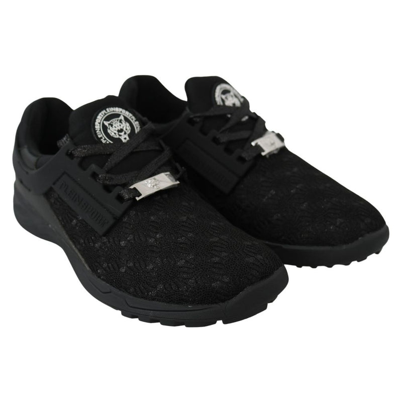 Black Polyester Sneaker Plein Sport