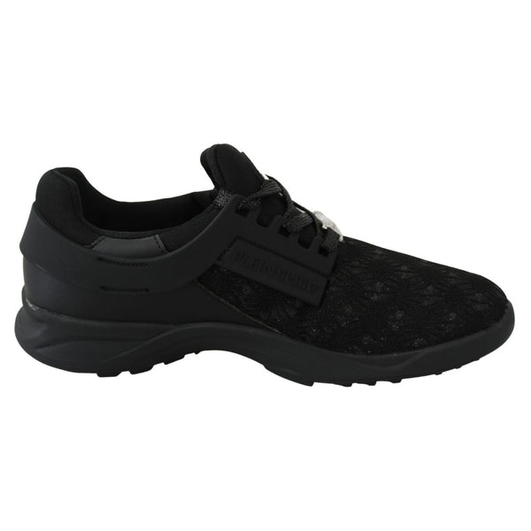 Black Polyester Sneaker Plein Sport