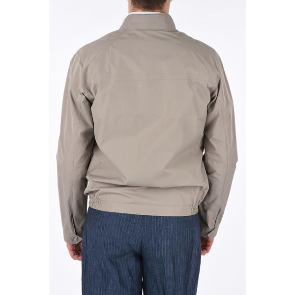 Beige Polyester Jacket Corneliani