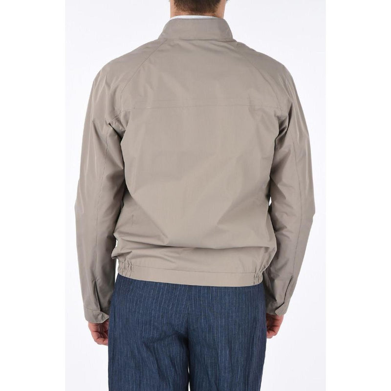 Beige Polyester Jacket Corneliani