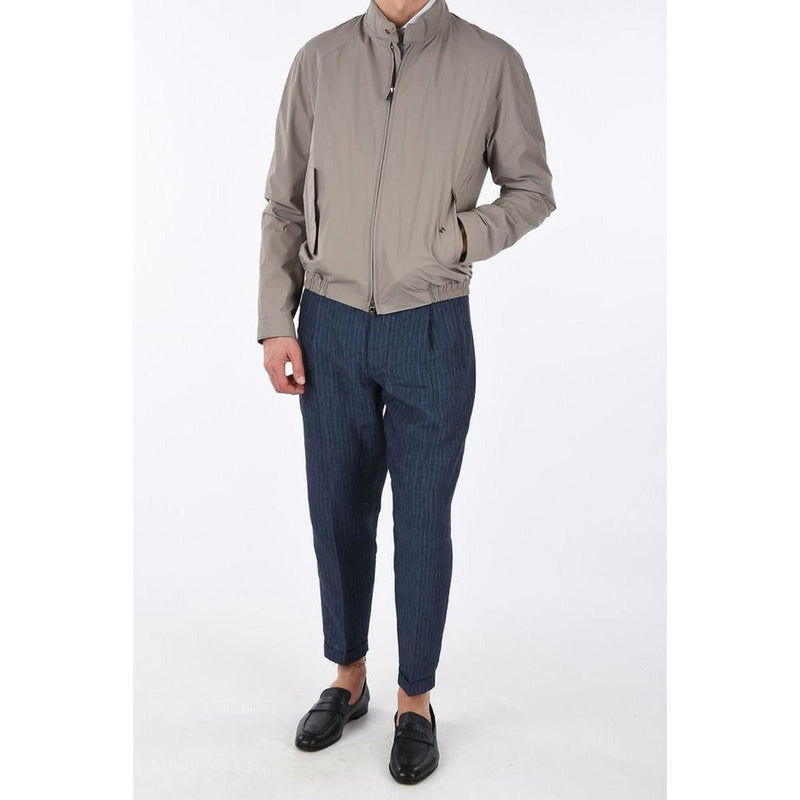 Beige Polyester Jacket Corneliani
