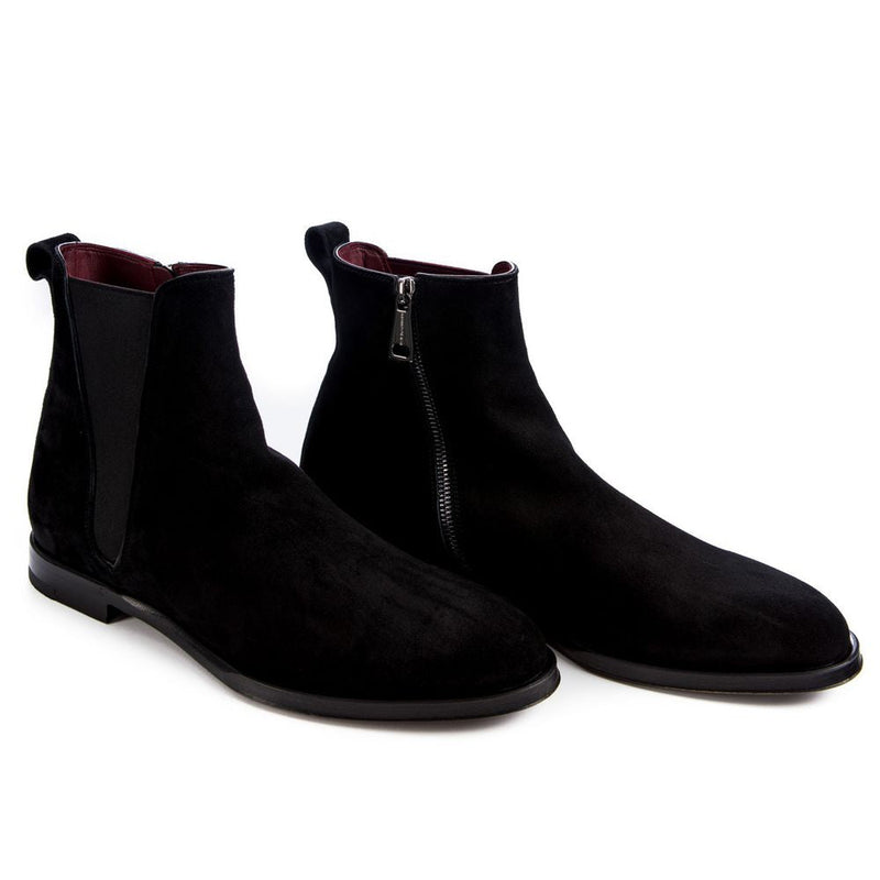 Black Calfskin Boot Dolce & Gabbana