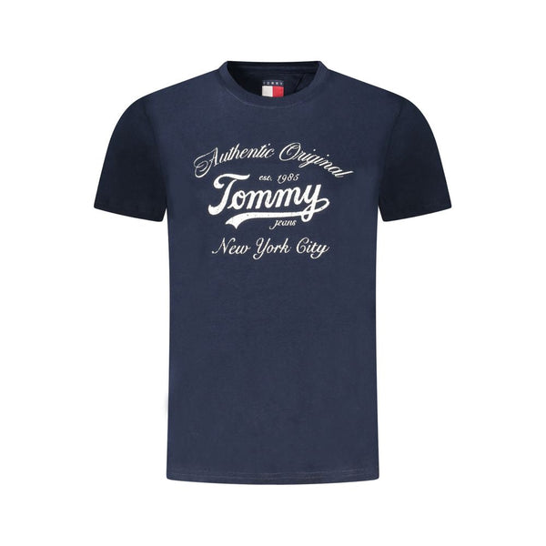 Blue Cotton Women T-Shirt Tommy Hilfiger
