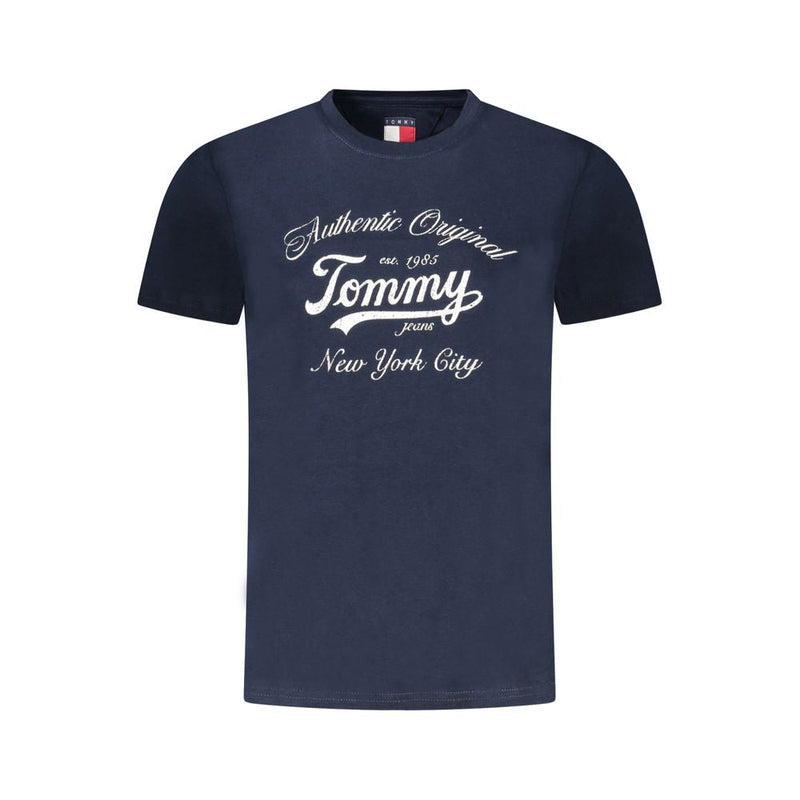 Blue Cotton Women T-Shirt Tommy Hilfiger
