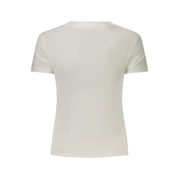 White Cotton Women T-Shirt Tommy Hilfiger