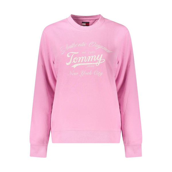 Pink Cotton Women Sweater Tommy Hilfiger