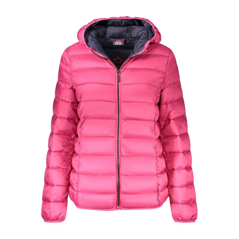 Pink Polyamide Women Jacket Norway 1963