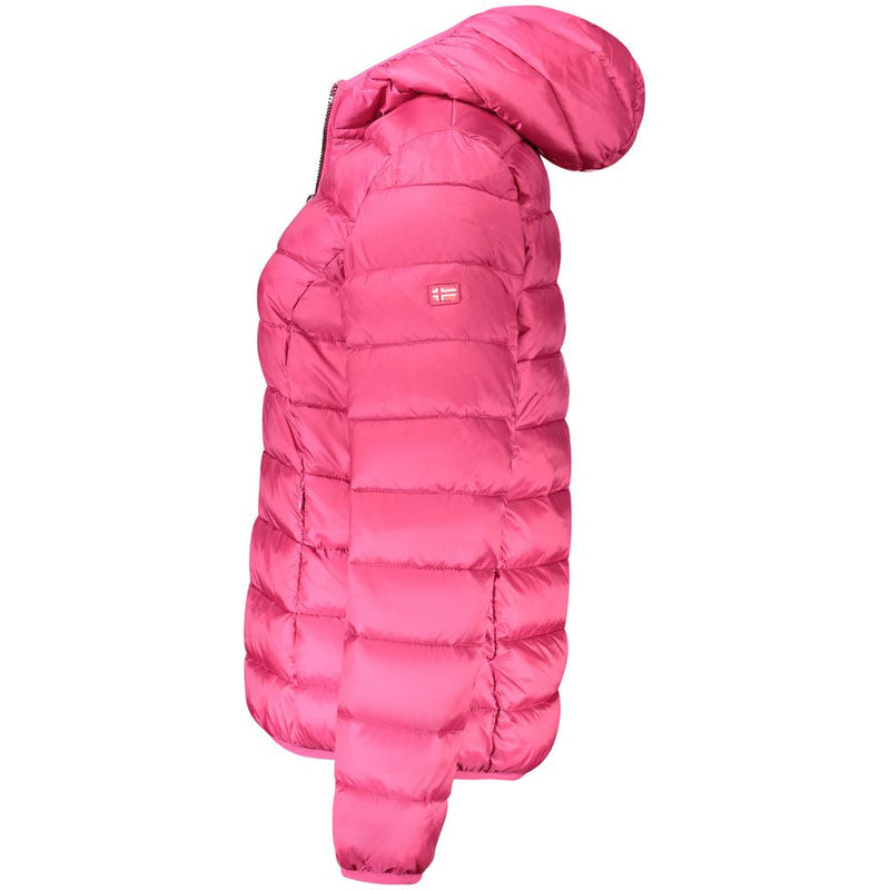 Pink Polyamide Women Jacket Norway 1963