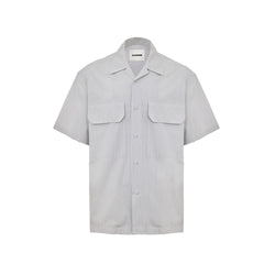 Blue Cotton Shortsleeve Jil Sander