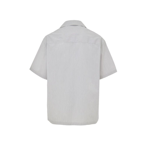 Blue Cotton Shortsleeve Jil Sander