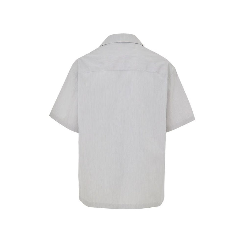 Blue Cotton Shortsleeve Jil Sander