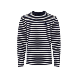 Blue Cotton Long Sleeve Maison Kitsuné
