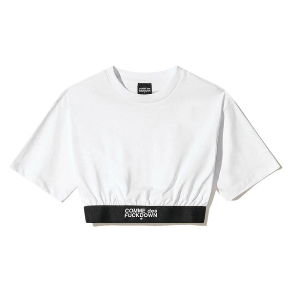 White Cotton Tops & T-Shirt Comme Des Fuckdown