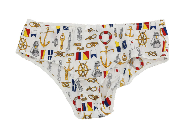 Chic Sailor Print Women Underwear Dolce & Gabbana