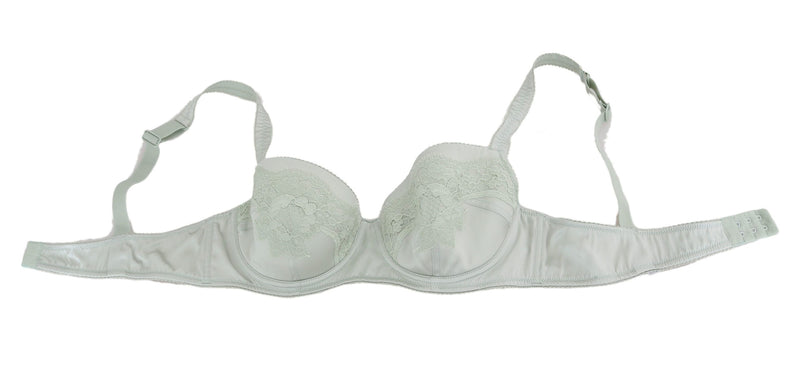 Elegant Floral Lace Silk Bra Dolce & Gabbana